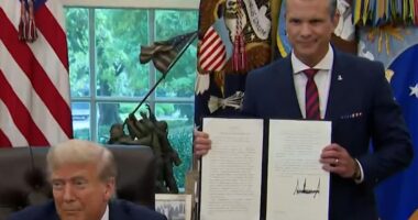 Trump rebrands DOD as 'Department of War'