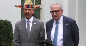 Trump Posts AI-Generated Video Featuring Schumer and Hakeem Jeffries in