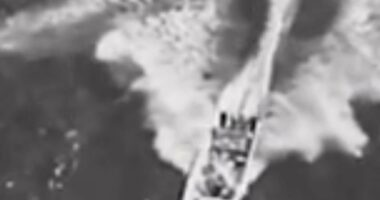 Trump shares video of strike on Venezuela cartel boat