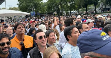 Trump’s arrival to U.S. Open delays match frustrating attendees