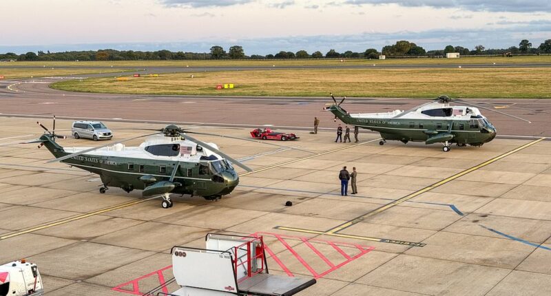 Trump's helicopter is forced to make an emergency landing