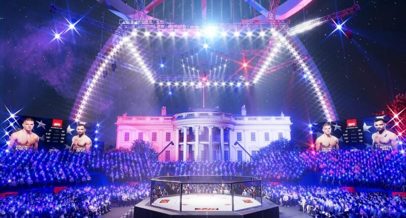 UFC reveal what 'spectacle for the ages' White House event could really look like in stunning new images as Donald Trump and Dana White announced agreement - and Conor McGregor gives stance on FINALLY returning on the card