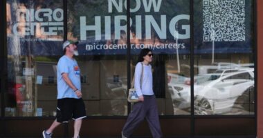 US added 22,000 jobs in August, short of expectations
