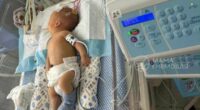 Ukrainian baby fights for life after Russian drone kills his mother