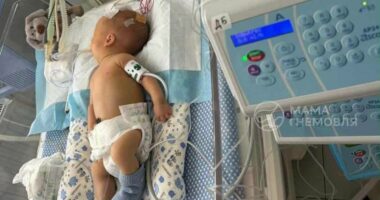 Ukrainian baby fights for life after Russian drone kills his mother