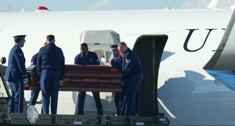 Vance flies to Arizona with Charlie Kirk's casket aboard Air Force Two