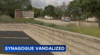 Vernon Hills community comes together after antisemitic vandalism at Congregation Or Shalom synagogue on Hawthorn Parkway