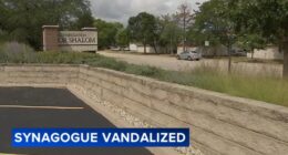 Vernon Hills community comes together after antisemitic vandalism at Congregation Or Shalom synagogue on Hawthorn Parkway