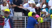 Video goes viral after Polish millionaire snatches signed hat from child at US Open