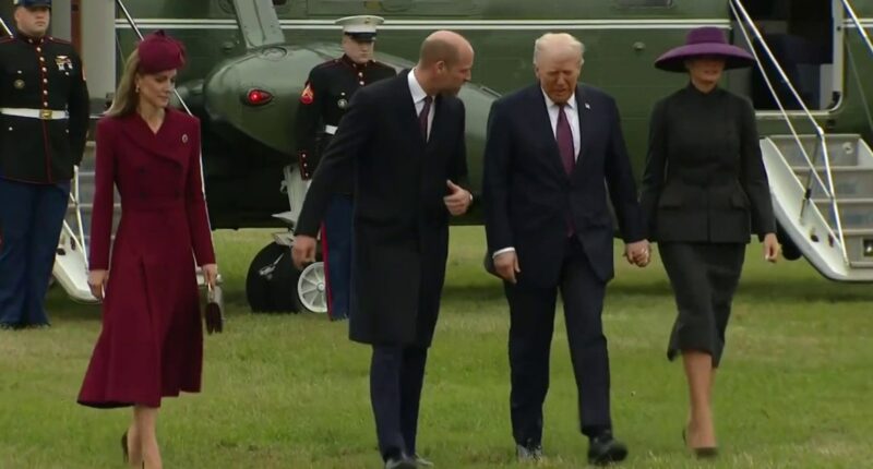 Watch: Royals Greet President Trump, First Lady During UK Visit