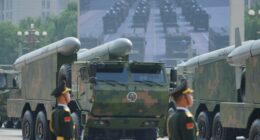 Weapons, military units on display in China's major parade