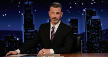 What did Jimmy Kimmel say during his first show after suspension?