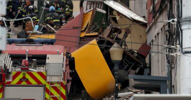 Wife describes moment she watched her husband die in tram disaster