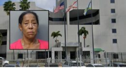 Woman allegedly asked cop about bond before smacking victim