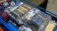 Workers arrested after police open false wall in shipping container