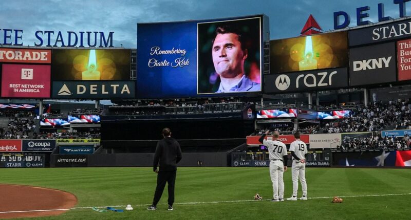 Yankees honor Charlie Kirk with minute's silence after he was killed
