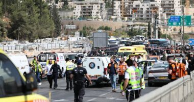 At least five dead as gunmen 'board bus and open fire in Jerusalem