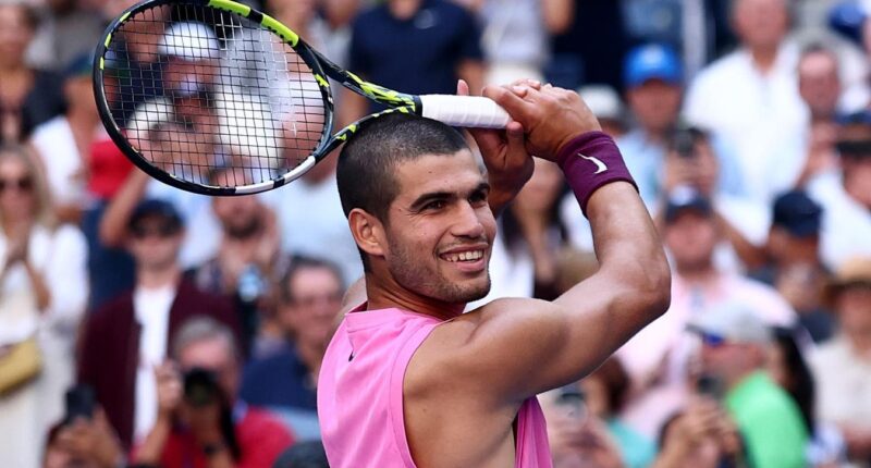 Carlos Alcaraz Swings Between Tennis And Golf At U.S. Open