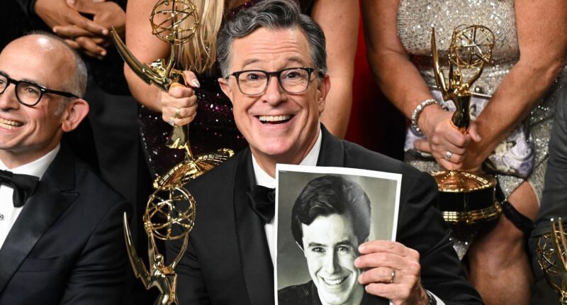 Colbert Win Gets Standing Ovation, 'The Studio' Bags 13 Prizes