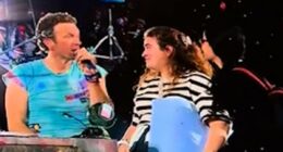 Coldplay frontman Chris Martin accused of 'dehumanising Jews' after inviting Israeli fans on stage before welcoming gig-goers from Palestine
