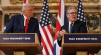 Donald Trump says British recognition of Palestine 'will not do anything to free hostages or end the war in Gaza and is a reward for Hamas'