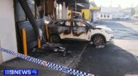 Gang on the run after tobacconist hit by early morning ram-raid