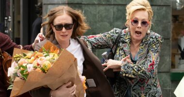 Hannah Einbinder shrugs off 'free Palestine' Emmys furor as she and Jean Smart film final season of Hacks
