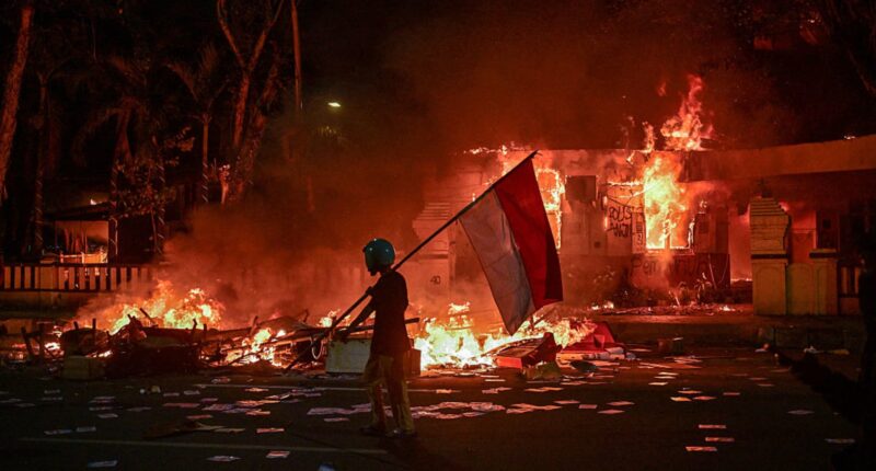 Indonesia's stocks fall, currency weakens as protests dent sentiment