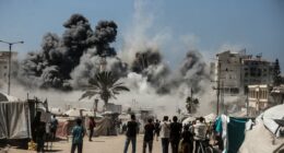 Israel says it is 'opening the gates of Hell' in Gaza as IDF blows up tower block 'used by Hamas terrorists'