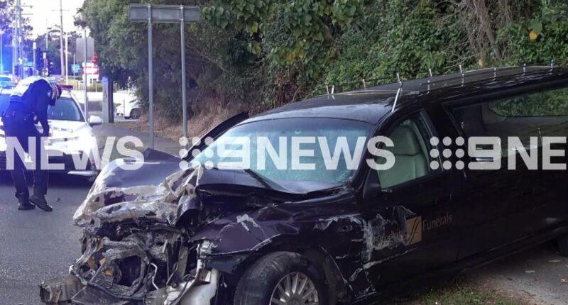 Man accused of stealing and crashing hearse