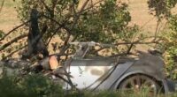 Man and children burn alive inside a Tesla