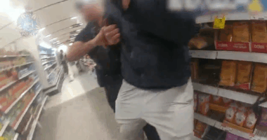 Man arrested after dramatic shopping centre chase with police in Perth's south