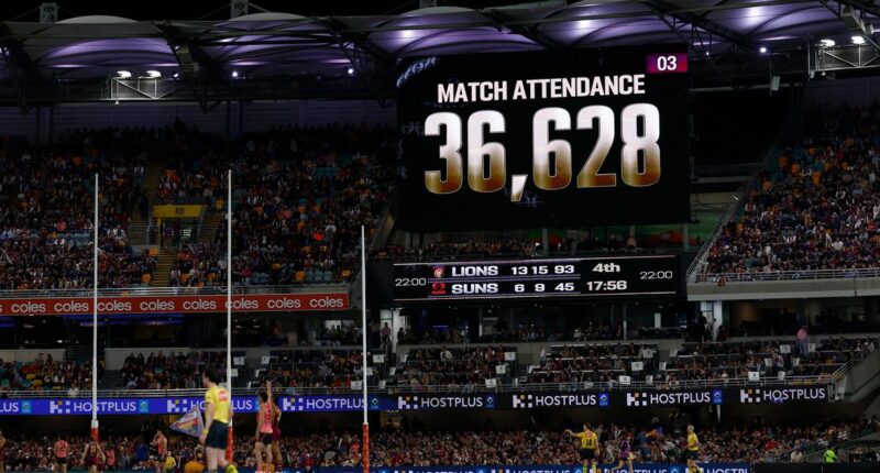 Man charged with doing Nazi salute at AFL finals clash in Brisbane