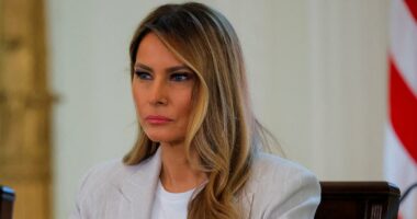Melania Trump delivers harrowing AI warning for children ... as the president trolls his enemies using the emerging tech