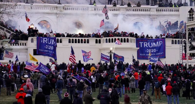 Trump Falsely Claims FBI Agents Among Jan. 6 Protestors