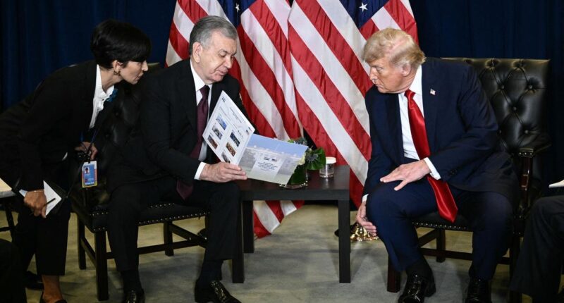 Trump Meeting With Uzbek President