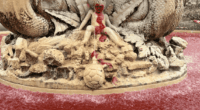 Vandals deface famous Melbourne fountain and turn water bright red