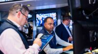 investors await Fed Chair Powell's remarks