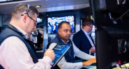 investors await Fed Chair Powell's remarks