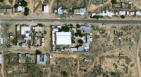 This satellite image taken by Airbus DS shows objects on the ground at a former children's hospital that has been in the hands of the Rapid Support Forces for some time in el-Fasher, Sudan, Tuesday, Oct. 28, 2025.