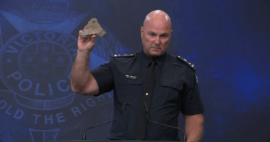 Victoria Police Wayne Cheeseman rock protests Melbourne Australia