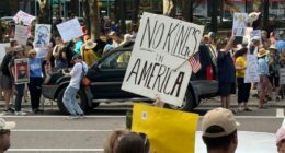 'No Kings' protests draws hundreds in Tampa