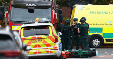 2 dead, several injured after car ramming, stabbing outside UK synagogue