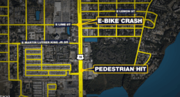 23-year-old, 2 men hospitalized after separate crashes on US-19 in Tarpon Springs