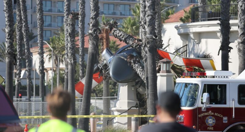 Copter crash aftermath