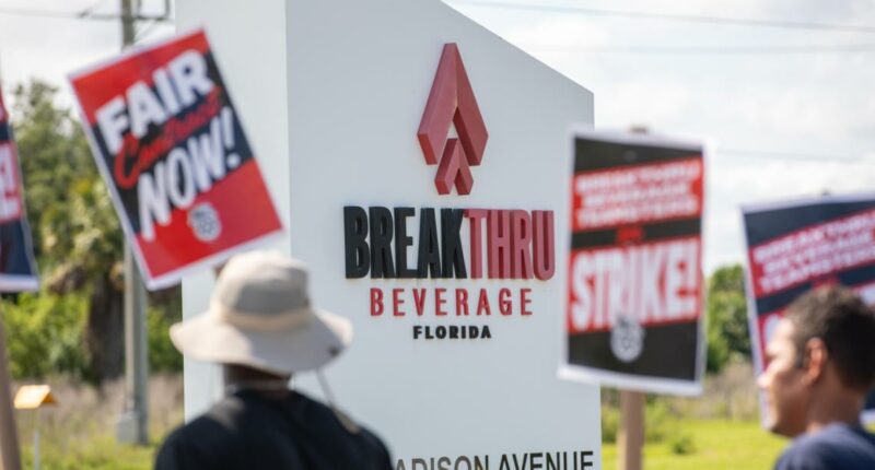400 days of striking later, Florida Teamsters secure union contract with Breakthru Beverage