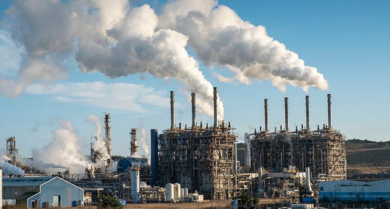 A petro-chemical giant has been fined £176,000 for six days of flaring