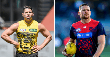 Dion Prestia Richmond Steven Mays Melbourne AFL