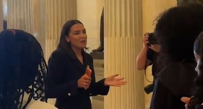 AOC gives Capitol tour to students during shutdown