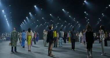 Alessandro Michele's Valentino collection puts 70s silhouettes in the Paris spotlight